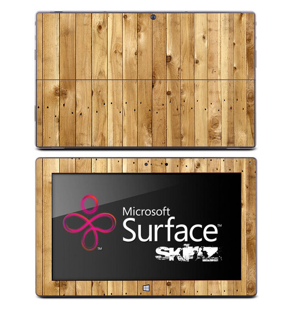 Vertical Light Oak Skin for the Microsoft Surface
