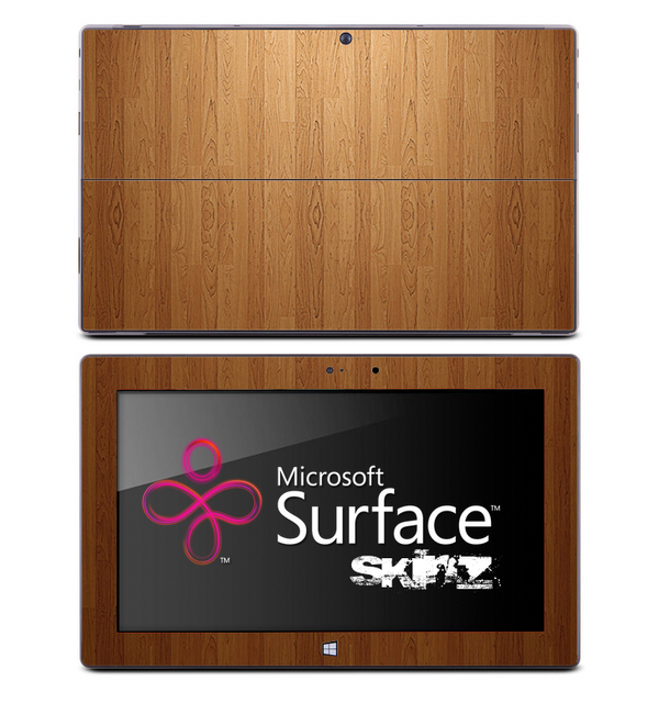 Light Wood Laminate Skin for the Microsoft Surface