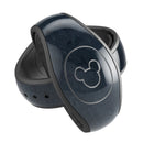 Midnight Navy Grunge Surface - Decal Skin Wrap Kit for the Disney Magic Band