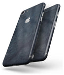 Midnight Navy Grunge Surface - Skin-kit for the iPhone 8 or 8 Plus