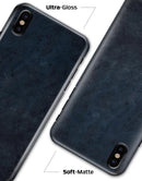Midnight Navy Grunge Surface - iPhone X Clipit Case