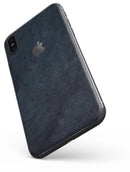 Midnight Navy Grunge Surface - iPhone X Skin-Kit