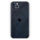 Midnight Navy Grunge Surface - Vinyl Skin Wrap for iPhone 17 Pro Max, 17 Pro, 17 Air, 17, 16 & All Models — Soft Matte or Ultra Gloss