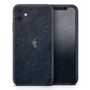 Midnight Navy Grunge Surface - Vinyl Skin Wrap for iPhone 17 Pro Max, 17 Pro, 17 Air, 17, 16 & All Models — Soft Matte or Ultra Gloss