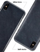 Midnight Navy Textured Sky - iPhone X Clipit Case