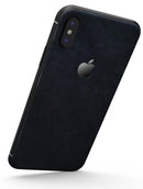 Midnight Navy Textured Sky - iPhone X Skin-Kit