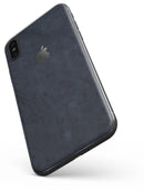 Midnight Navy Textured Sky - iPhone X Skin-Kit
