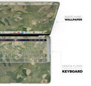 Military Jungle Camouflage V3 - Skin Decal Wrap Kit Compatible with the Apple MacBook Pro, Pro with Touch Bar or Air (11", 12", 13", 15" & 16" - All Versions Available)