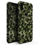 Military Camouflage V1 - iPhone XS MAX, XS/X, 8/8+, 7/7+, 5/5S/SE Skin-Kit (All iPhones Available)