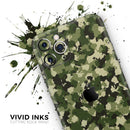 Military Camouflage V1 - Vinyl Skin Wrap for iPhone 17 Pro Max, 17 Pro, 17 Air, 17, 16 & All Models — Soft Matte or Ultra Gloss