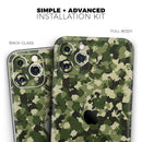 Military Camouflage V1 - Vinyl Skin Wrap for iPhone 17 Pro Max, 17 Pro, 17 Air, 17, 16 & All Models — Soft Matte or Ultra Gloss