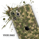 Military Camouflage V2 - Protective Skin Wrap & Decal – Compatible with iPhone SE to iPhone 17 Pro Max (All Models)