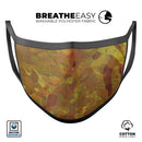 Military Jungle Camouflage V1 - Made in USA Mouth Cover Unisex Anti-Dust Cotton Blend Reusable & Washable Face Mask with Adjustable Sizing for Adult or Child