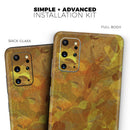 Military Jungle Camouflage V1 - Premium Vinyl Skin Decal for Samsung Galaxy S25 Ultra, S24, S23, S22 & All Galaxy S Models