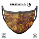 Military Jungle Camouflage V2 - Made in USA Mouth Cover Unisex Anti-Dust Cotton Blend Reusable & Washable Face Mask with Adjustable Sizing for Adult or Child
