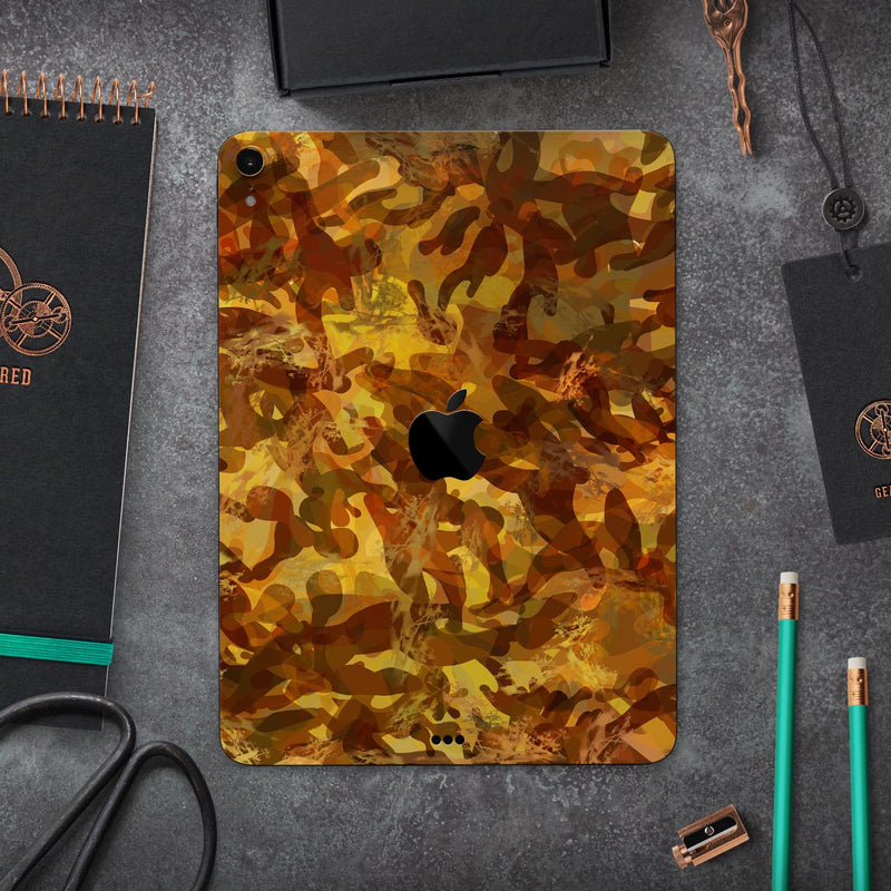 Military Jungle Camouflage V2 - Full Body Skin Decal for the Apple iPad Pro 12.9", 11", 10.5", 9.7", Air or Mini (All Models Available)