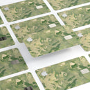 Military Jungle Camouflage V3 - Premium Protective Decal Skin-Kit for the Apple Credit Card