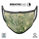 Military Jungle Camouflage V3 - Made in USA Mouth Cover Unisex Anti-Dust Cotton Blend Reusable & Washable Face Mask with Adjustable Sizing for Adult or Child
