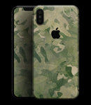Military Jungle Camouflage V3 - iPhone XS MAX, XS/X, 8/8+, 7/7+, 5/5S/SE Skin-Kit (All iPhones Available)