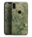 Military Jungle Camouflage V3 - iPhone XS MAX, XS/X, 8/8+, 7/7+, 5/5S/SE Skin-Kit (All iPhones Available)