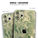 Military Jungle Camouflage V3 - Protective Skin Wrap & Decal – Compatible with iPhone SE to iPhone 17 Pro Max (All Models)