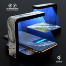 Minimalistic Marble Acrylic V24 UV Germicidal Sanitizing Sterilizing Wireless Smart Phone Screen Cleaner + Charging Station