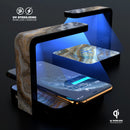 Minimalistic Marble Slate V54 UV Germicidal Sanitizing Sterilizing Wireless Smart Phone Screen Cleaner + Charging Station