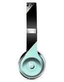 Minimalistic Mint and Gold Striped V1 - Full Body Skin Decal Wrap Kit for Beats by Dre