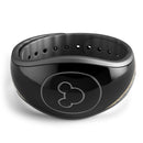 Minimalistic Mint and Gold Striped V1 - Full Body Skin Decal Wrap Kit for Disney Magic Band