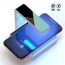 Minimalistic Mint and Gold Striped V1 UV Germicidal Sanitizing Sterilizing Wireless Smart Phone Screen Cleaner + Charging Station