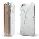 Mint 19 Textured Marble iPhone 6/6s or 6/6s Plus 2-Piece Hybrid INK-Fuzed Case