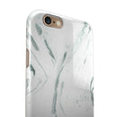 Mint 19 Textured Marble iPhone 6/6s or 6/6s Plus 2-Piece Hybrid INK-Fuzed Case