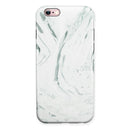 Mint 19 Textured Marble iPhone 6/6s or 6/6s Plus 2-Piece Hybrid INK-Fuzed Case