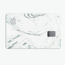 Mint 19 Textured Marble - Premium Protective Decal Skin-Kit for the Apple Credit Card