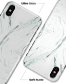 Mint 19 Textured Marble - iPhone X Clipit Case