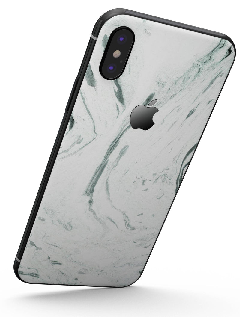 Mint 19 Textured Marble - iPhone X Skin-Kit