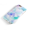 Mint 9 Absorbed Watercolor Texture iPhone 6/6s or 6/6s Plus 2-Piece Hybrid INK-Fuzed Case