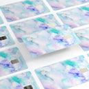 Mint 9 Absorbed Watercolor Texture - Premium Protective Decal Skin-Kit for the Apple Credit Card