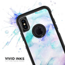 Mint 9 Absorbed Watercolor Texture - Skin Kit for the iPhone OtterBox Cases