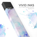 Mint 9 Absorbed Watercolor Texture - Premium Decal Protective Skin-Wrap Sticker compatible with the Juul Labs vaping device