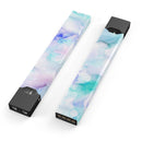 Mint 9 Absorbed Watercolor Texture - Premium Decal Protective Skin-Wrap Sticker compatible with the Juul Labs vaping device