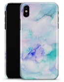 Mint 9 Absorbed Watercolor Texture - iPhone X Clipit Case