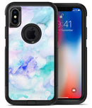 Mint 9 Absorbed Watercolor Texture - iPhone X OtterBox Case & Skin Kits