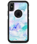 Mint 9 Absorbed Watercolor Texture - iPhone X OtterBox Case & Skin Kits