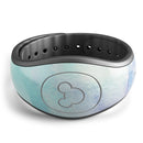 Mint Absorbed Watercolor Texture - Decal Skin Wrap Kit for the Disney Magic Band
