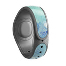 Mint Absorbed Watercolor Texture - Decal Skin Wrap Kit for the Disney Magic Band