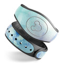 Mint Absorbed Watercolor Texture - Decal Skin Wrap Kit for the Disney Magic Band