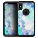 Mint Absorbed Watercolor Texture - Skin Kit for the iPhone OtterBox Cases