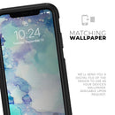 Mint Absorbed Watercolor Texture - Skin Kit for the iPhone OtterBox Cases