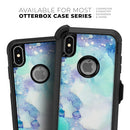 Mint Absorbed Watercolor Texture - Skin Kit for the iPhone OtterBox Cases
